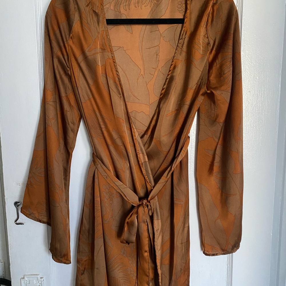 12th Tribe Terracotta Patterned Dress